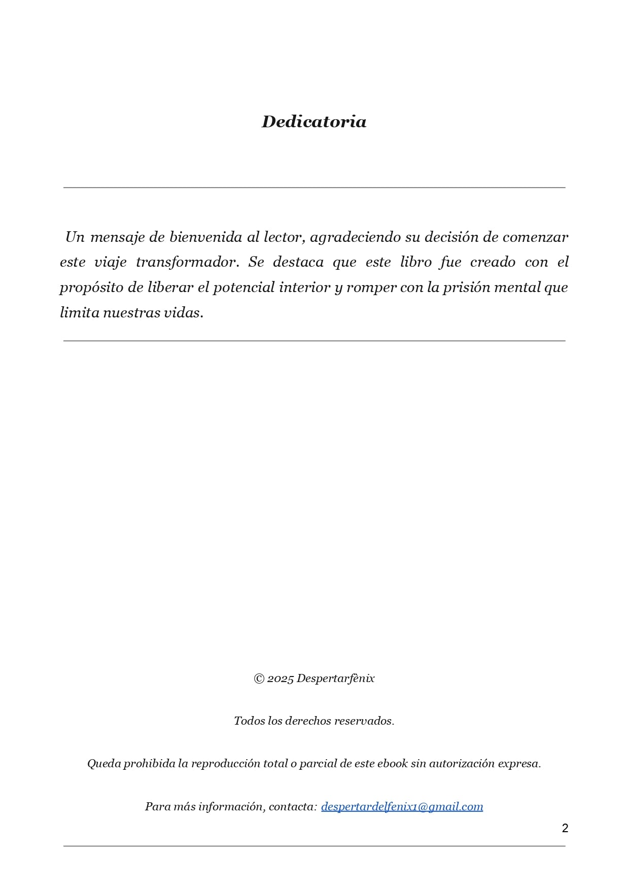 📙RENACER: El Despertar del Fénix